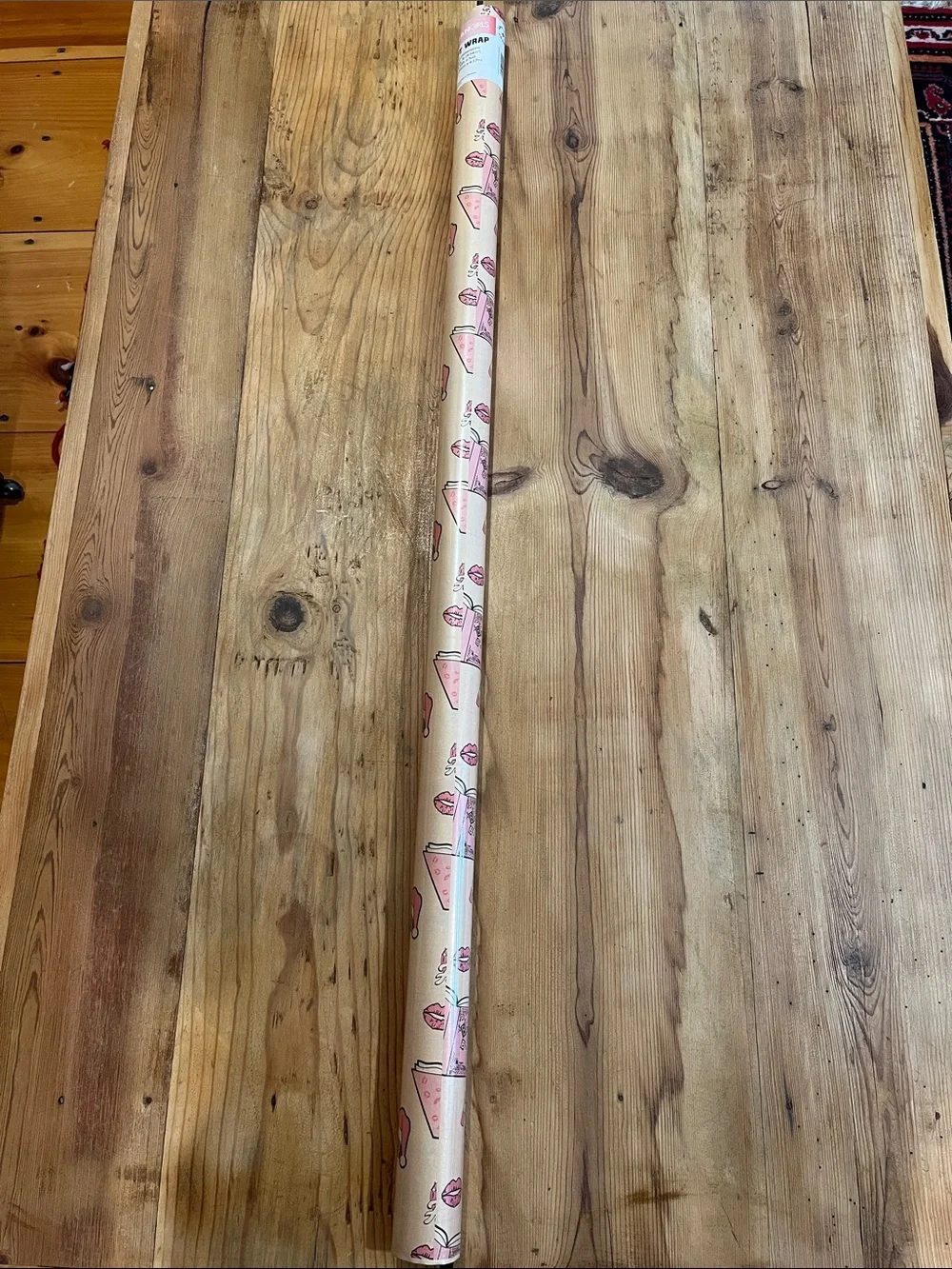 New! MEAN GIRLS Movie 50 Sq Ft Wrapping Paper Pink Burn Book That's So Fetch